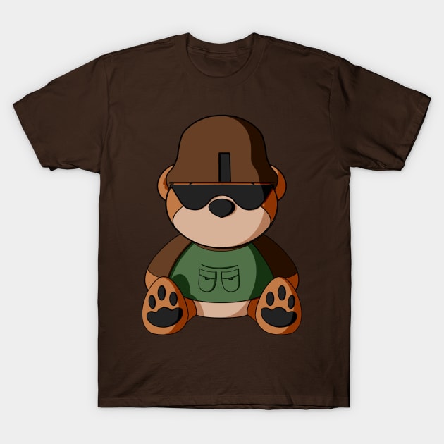 Army Teddy Bear T-Shirt by Alisha Ober Designs